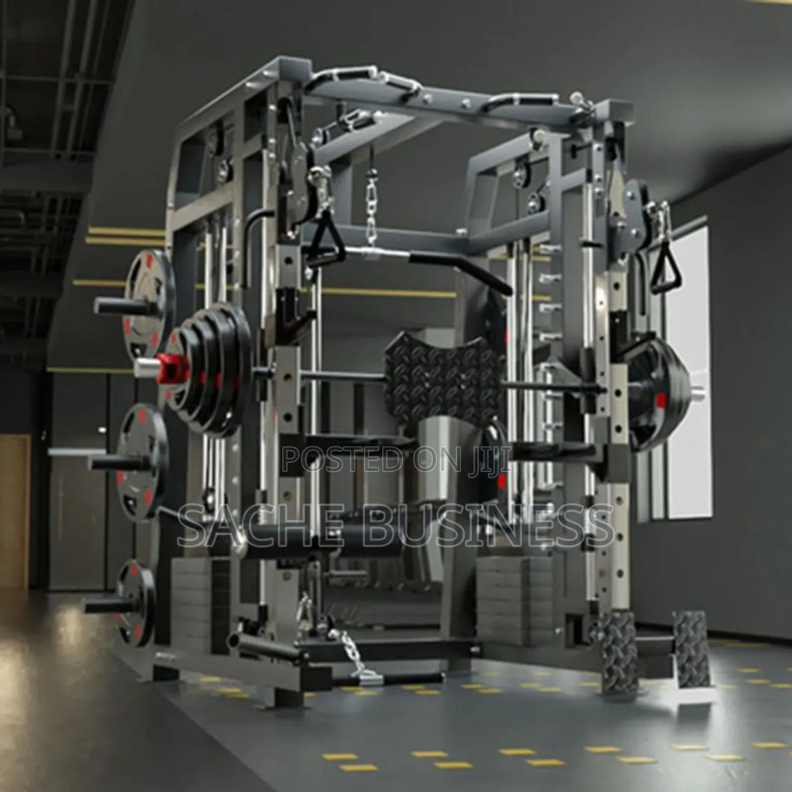 Smith Machine With Cable Cross Over
