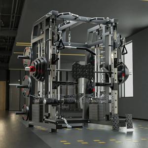 Smith Machine With Cable Cross Over - thumbnail 2