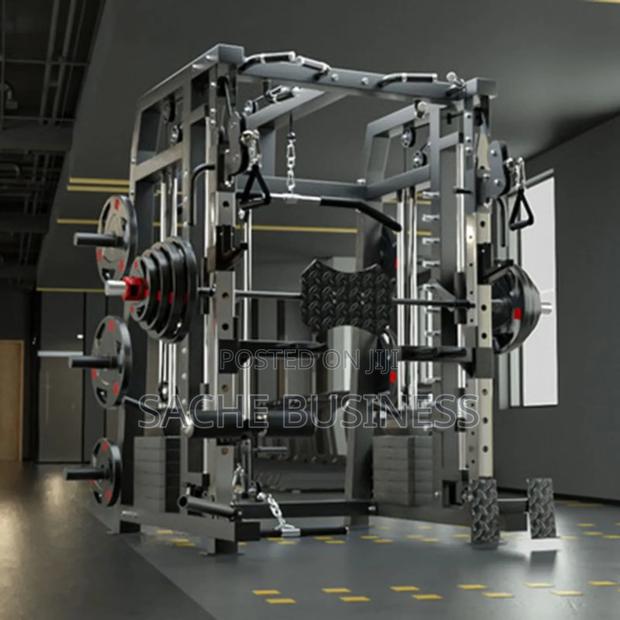 Smith Machine With Cable Cross Over - main view