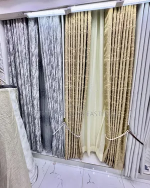 Grey Goid Living Room Curtains