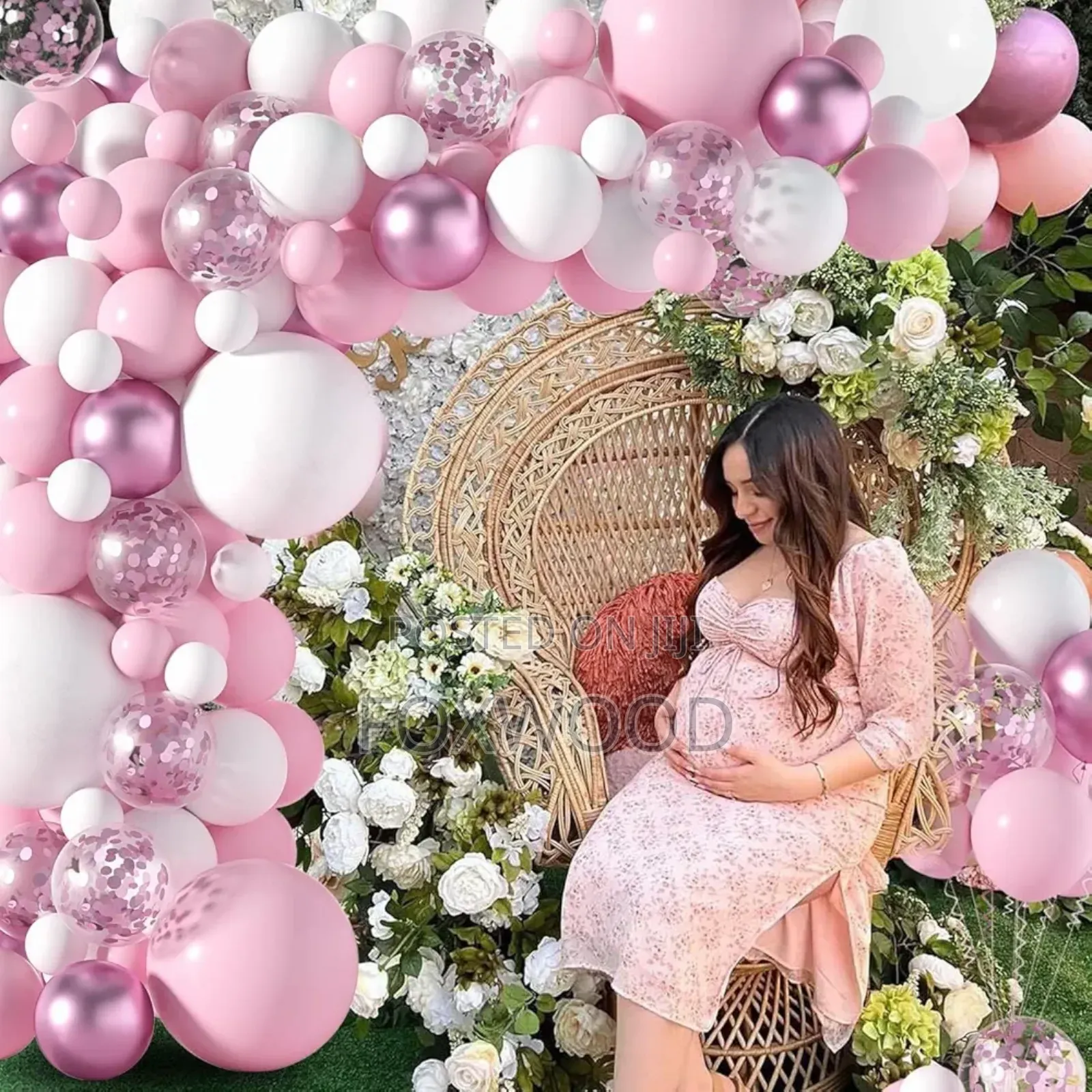 Gender Reveal Balloons Decoration Set 100pcs