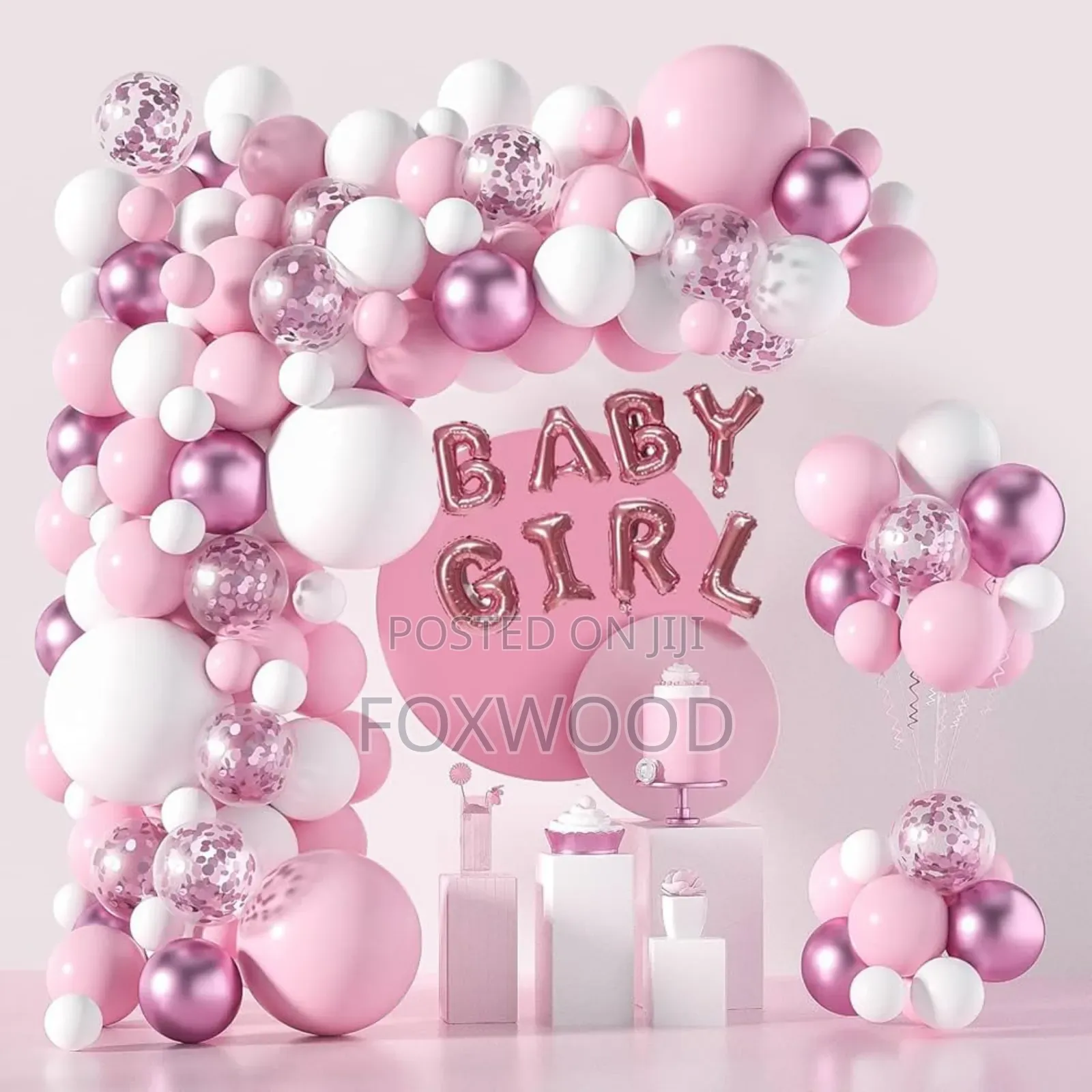 Gender Reveal Balloons Decoration Set 100pcs