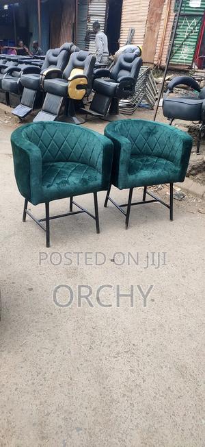 2 Green Manicure Seats - main view