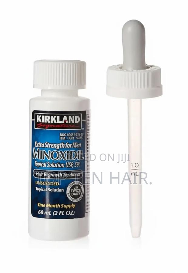 Men's Kirkland 5% Minoxidil Topical Solution. With Dropper. - main view