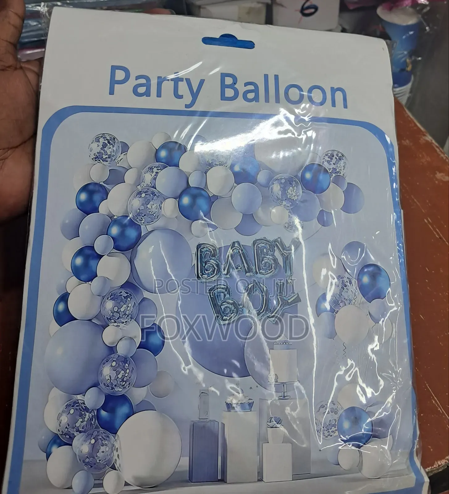 Baby Boy Gender Reveal Balloons Decoration Set