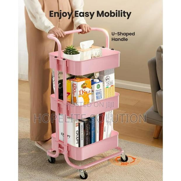 Heavy Guage Metallic Trolley - thumbnail 3