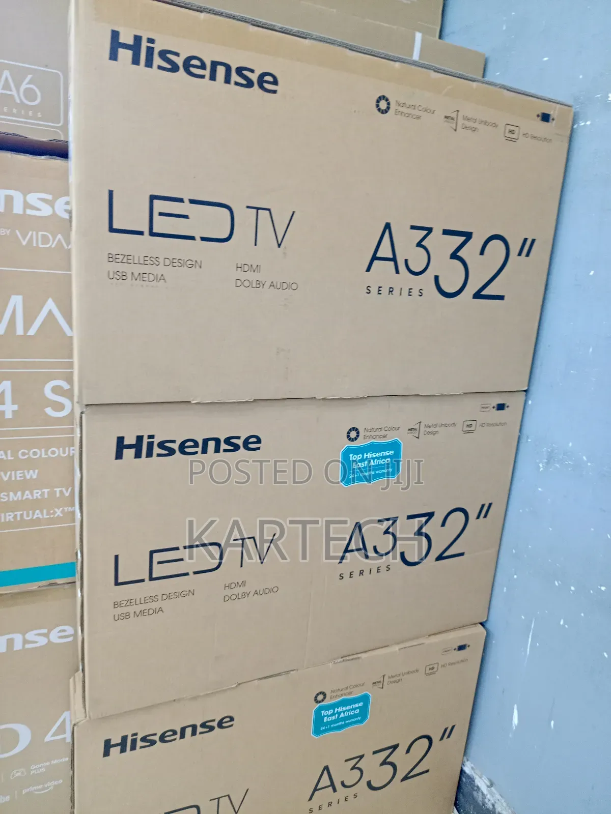 Hisense 32" A3 Series Led Frameless Digital Tv 32a3kken