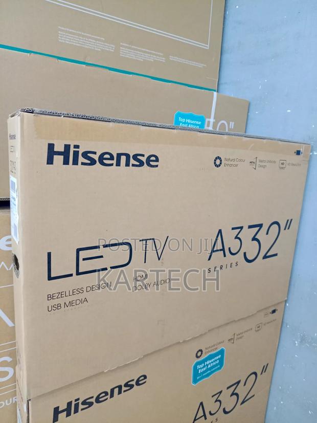 Hisense 32" A3 Series Frameless Digital Hd Led Tv Inbuilt Decoder - thumbnail 2