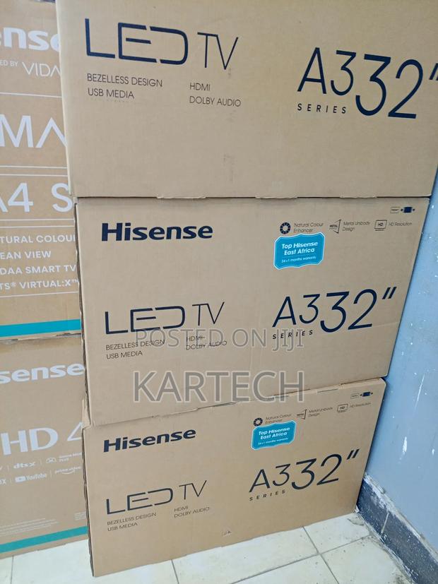 Hisense 32" A3 Series A3kken Frameless Digital Led Tv Inbuilt Decoder - thumbnail 2