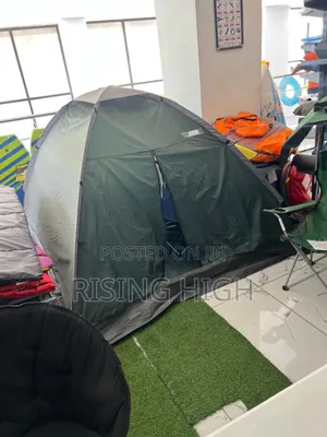 Jungle Green 6 Person Camping Tent – Spacious Durable