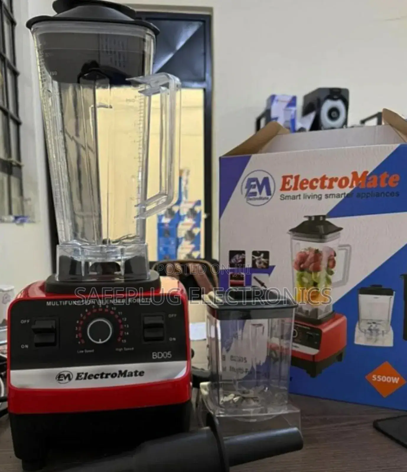 2 in 1 Electromate Commercial Blender - (Silvercrest Model)