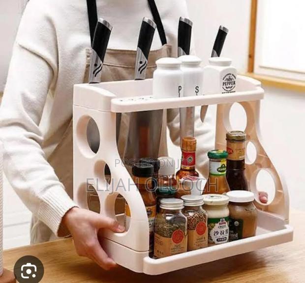 Double Layer Multifunctional Spice Rack - thumbnail 3