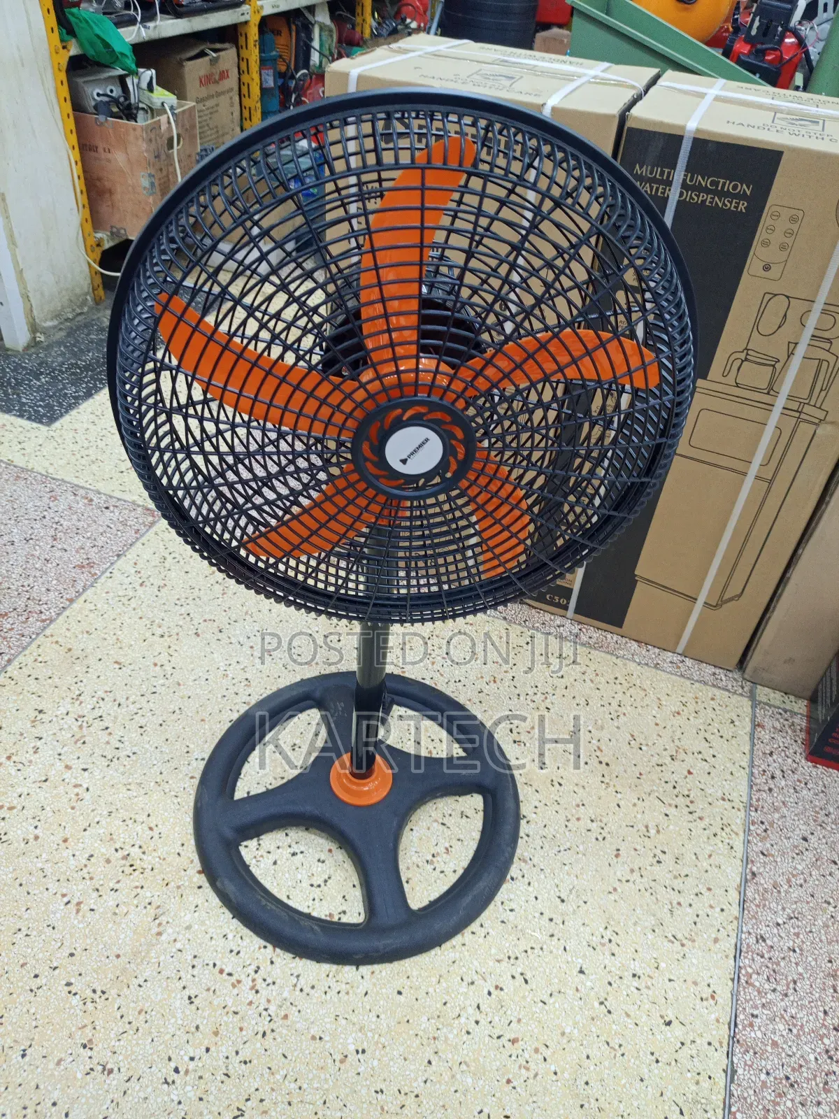 Premier Pm 1801 18" Heavy Duty Standing Fan Round Base