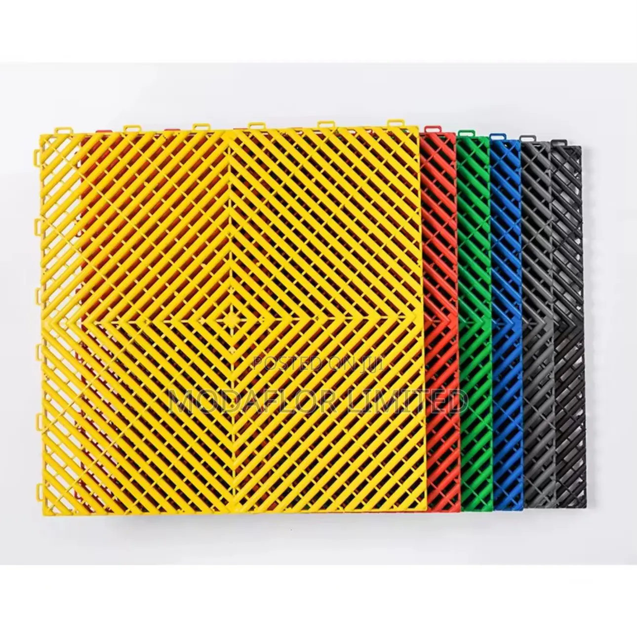 Heavy Duty Interlocking Garage Mats – 40×40cm Tiles