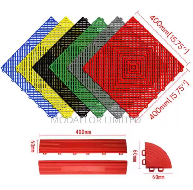 Premium Garage Floor Mats – Easy Fit 40×40cm