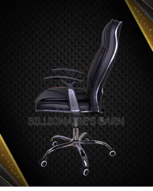 Durable Executive Leather Office Chair — Fits Compact Office Spaces