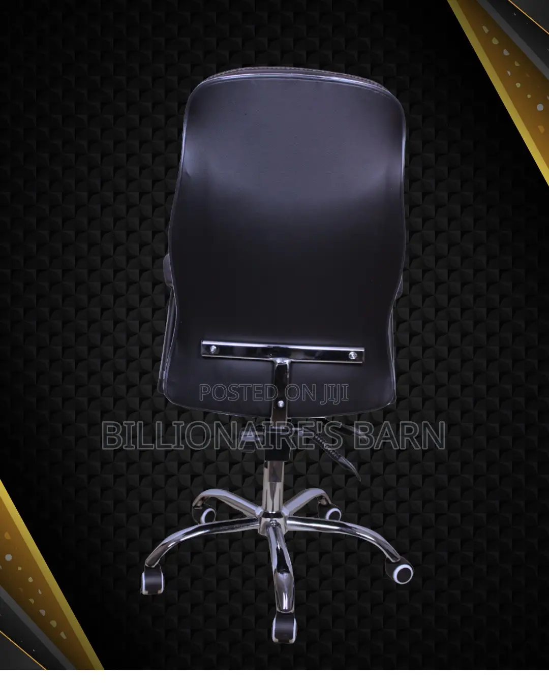Durable Executive Leather Office Chair — Fits Compact Office Spaces