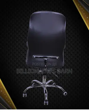 Durable Executive Leather Office Chair — Fits Compact Office Spaces