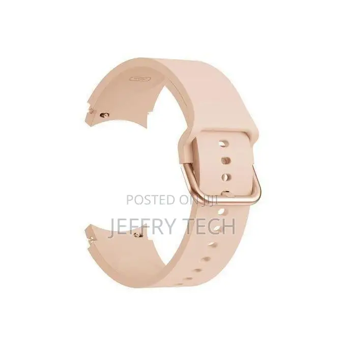 Pink)Silicone Strap for Samsung Galaxy Watch 5/4 40mm 44mm Color Tonal