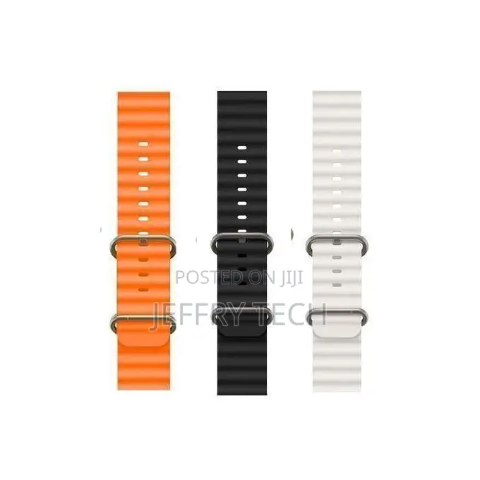 Ocean Ultra Band for Ultra Watch 49mm 44mm 45mm, Soft Silicone Adjusta