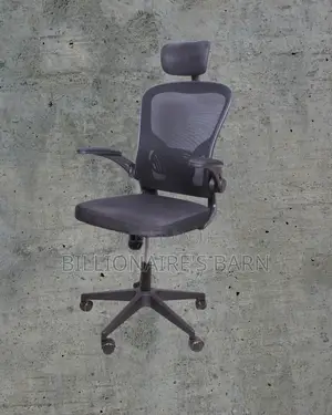 Comfy Grey Ergonomic Office Chair — Breathable in Hot Weather