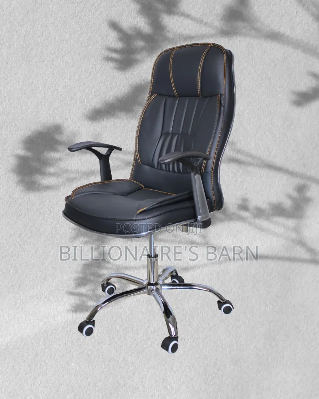 Breathable Executive Leather Office Chair | Adjustable Height
