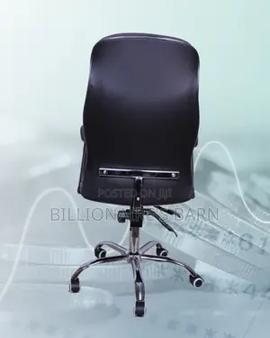 Executive Leather Office Chair | Ergonomic Steel Frame