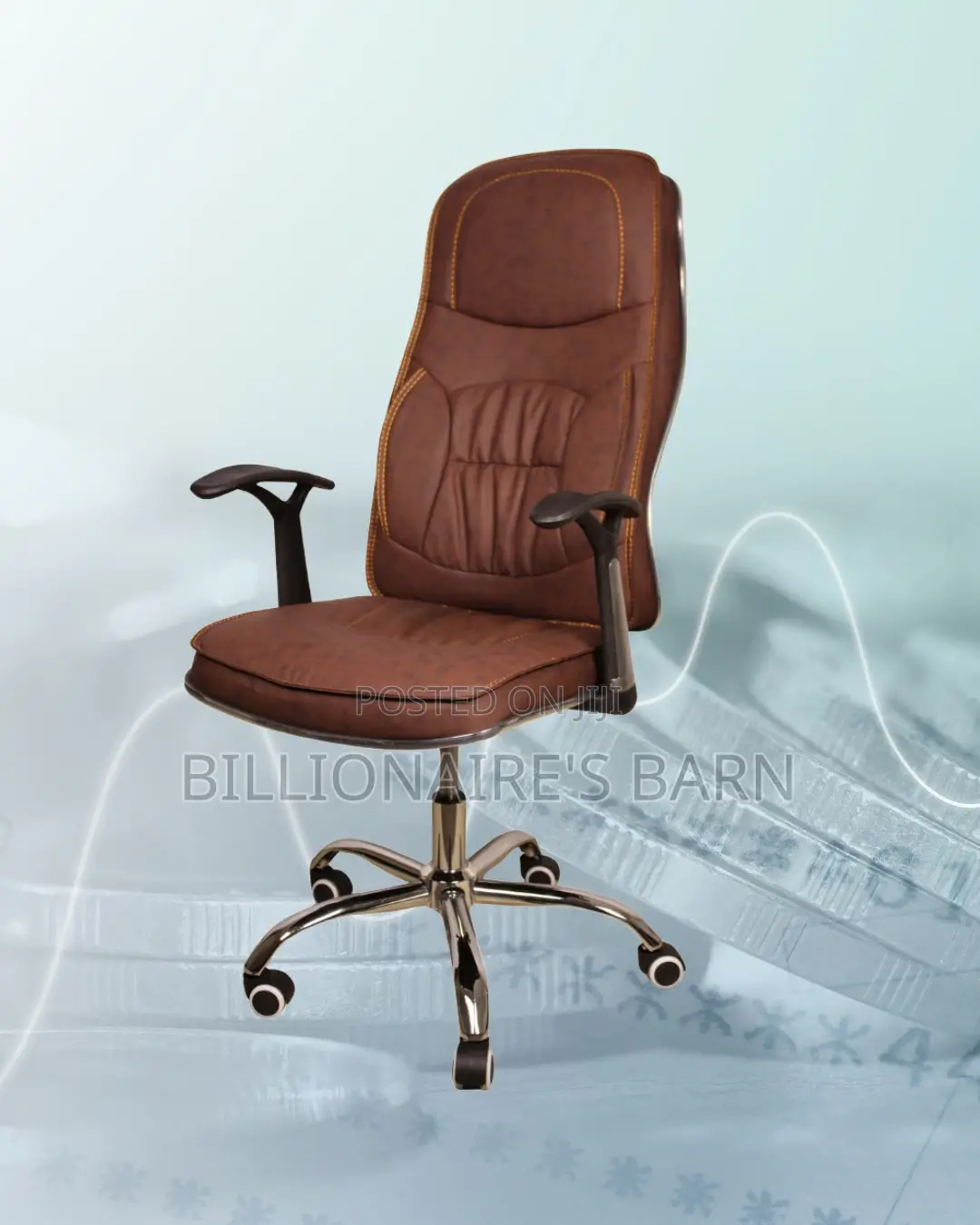 Ergonomic Executive Leather Chair | Pro-Grade Lumbar Support