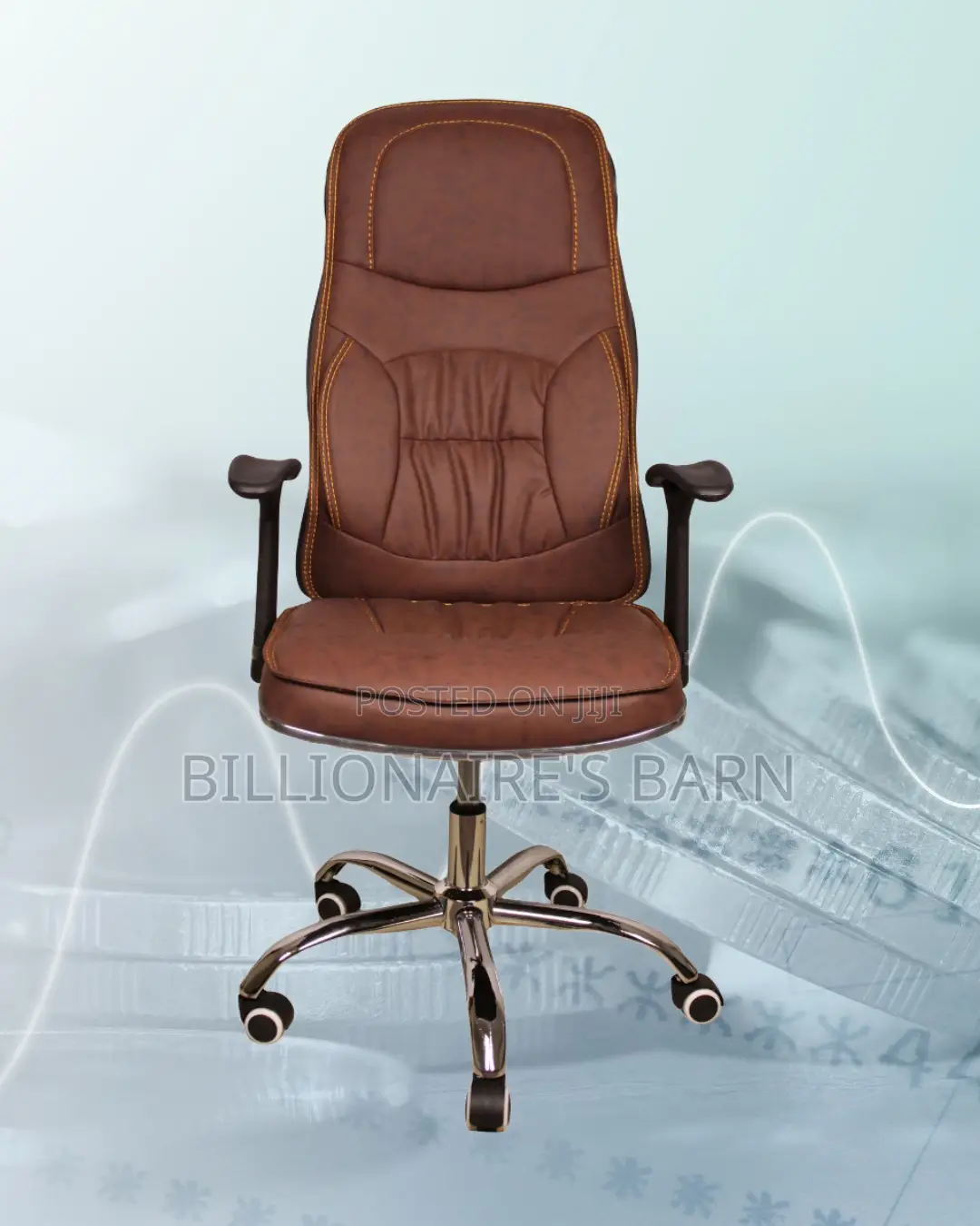 Ergonomic Executive Leather Chair | Pro-Grade Lumbar Support