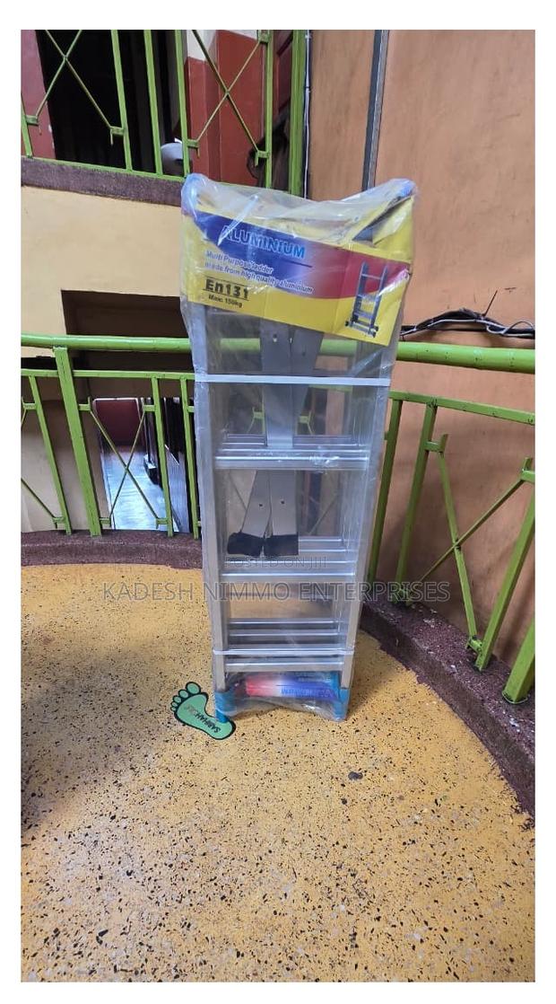 Aluminium Ladder 4 Steps – 4.7m Heavy Duty - main view