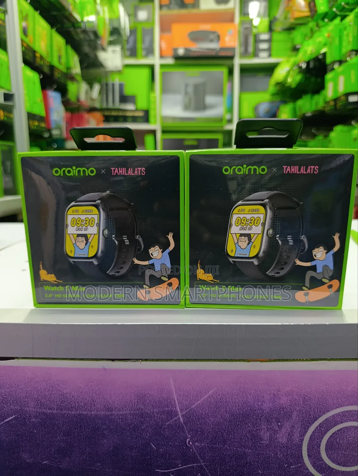 Oraimo X Tahilalats Smartwatch Watch 5 Max Osw-804 Large Screen 2.01''