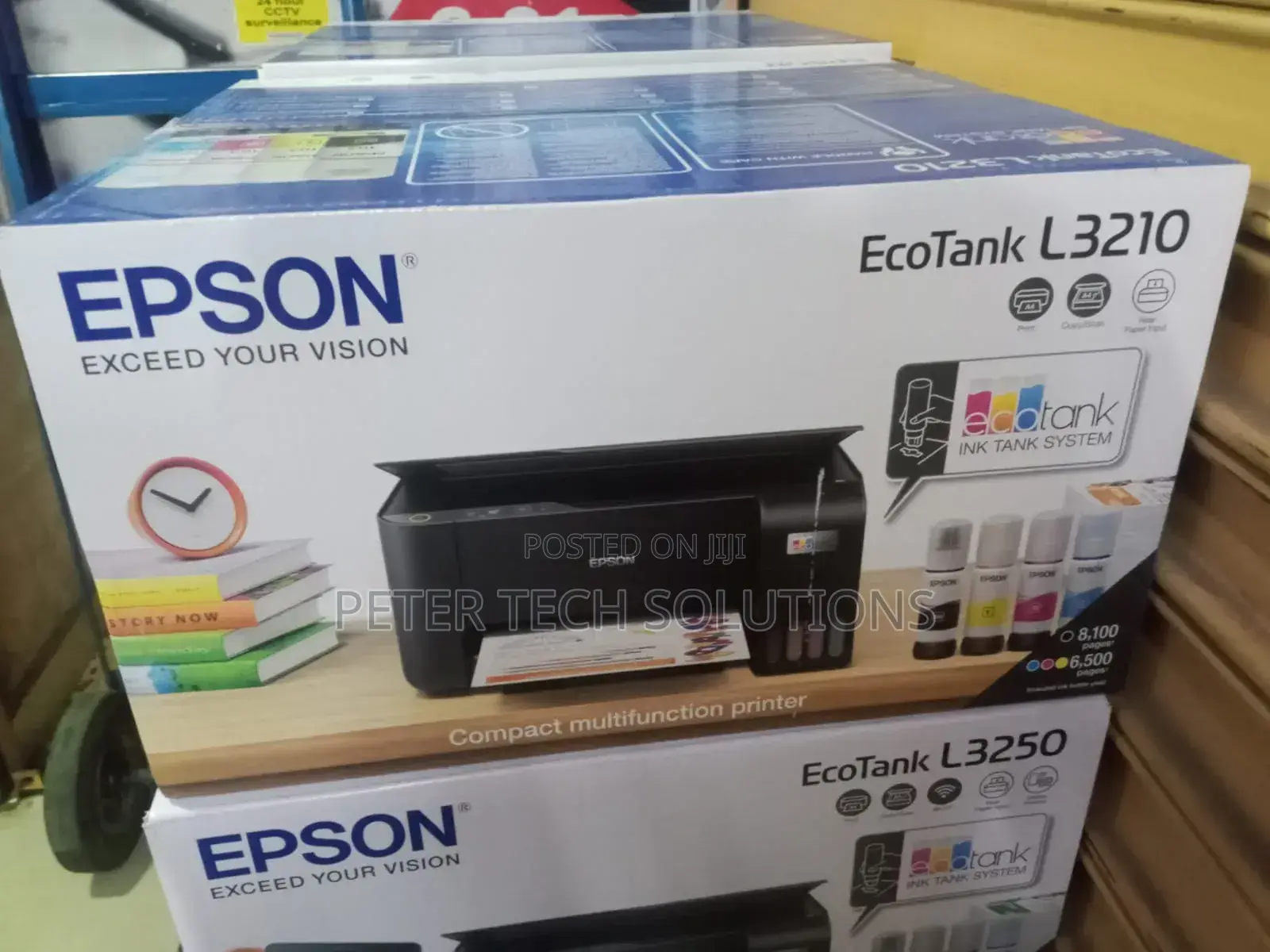 Epson Ecotank L3210 A4 All-in-One Ink Tank Printer
{Print Scan Copy}
