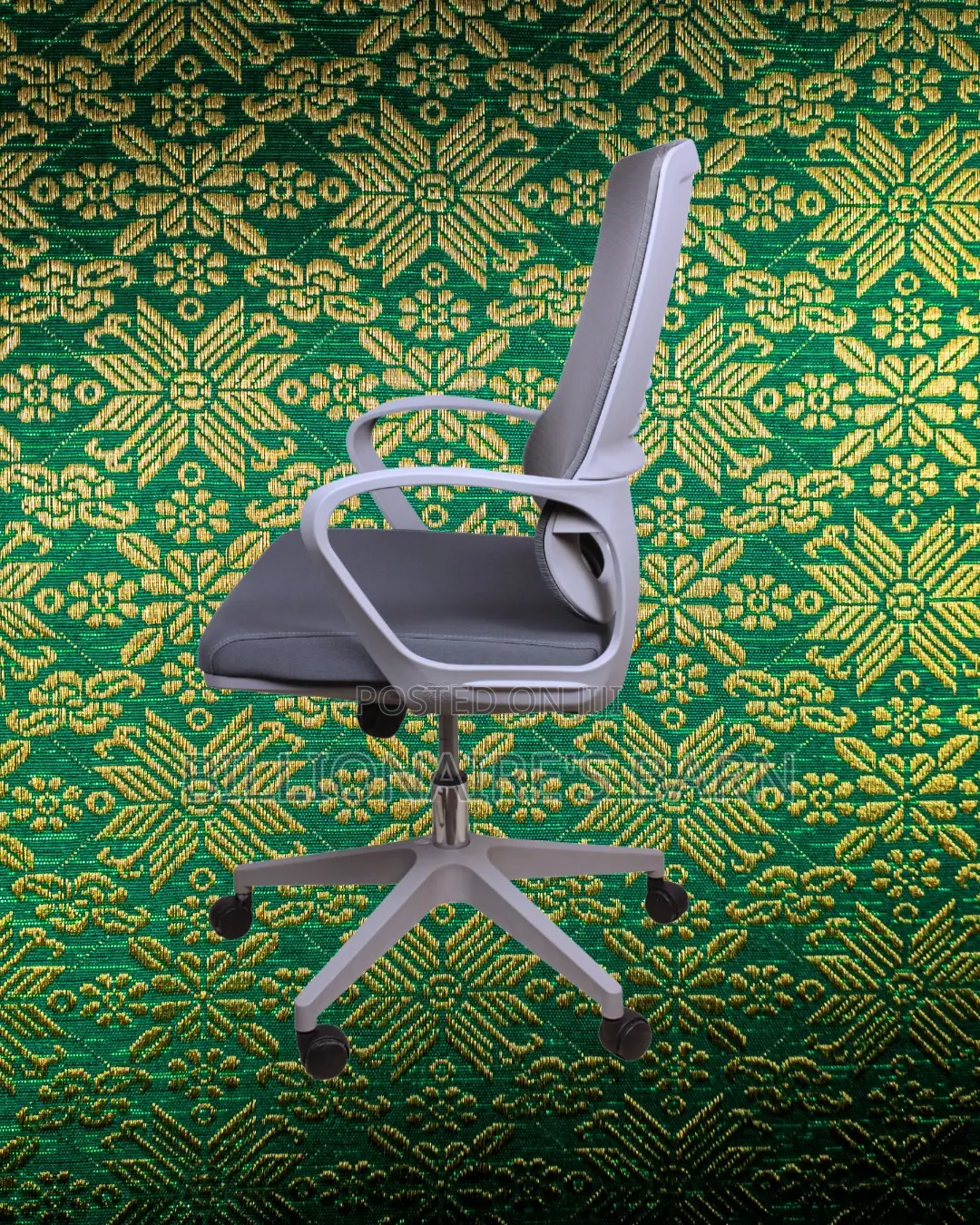Grey Ergonomic Mesh Office Chair | Supportive Steel Frame