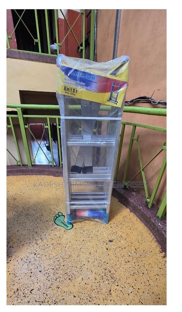 Strong Aluminium Ladder 4.7m – 4 Step Extension - main view