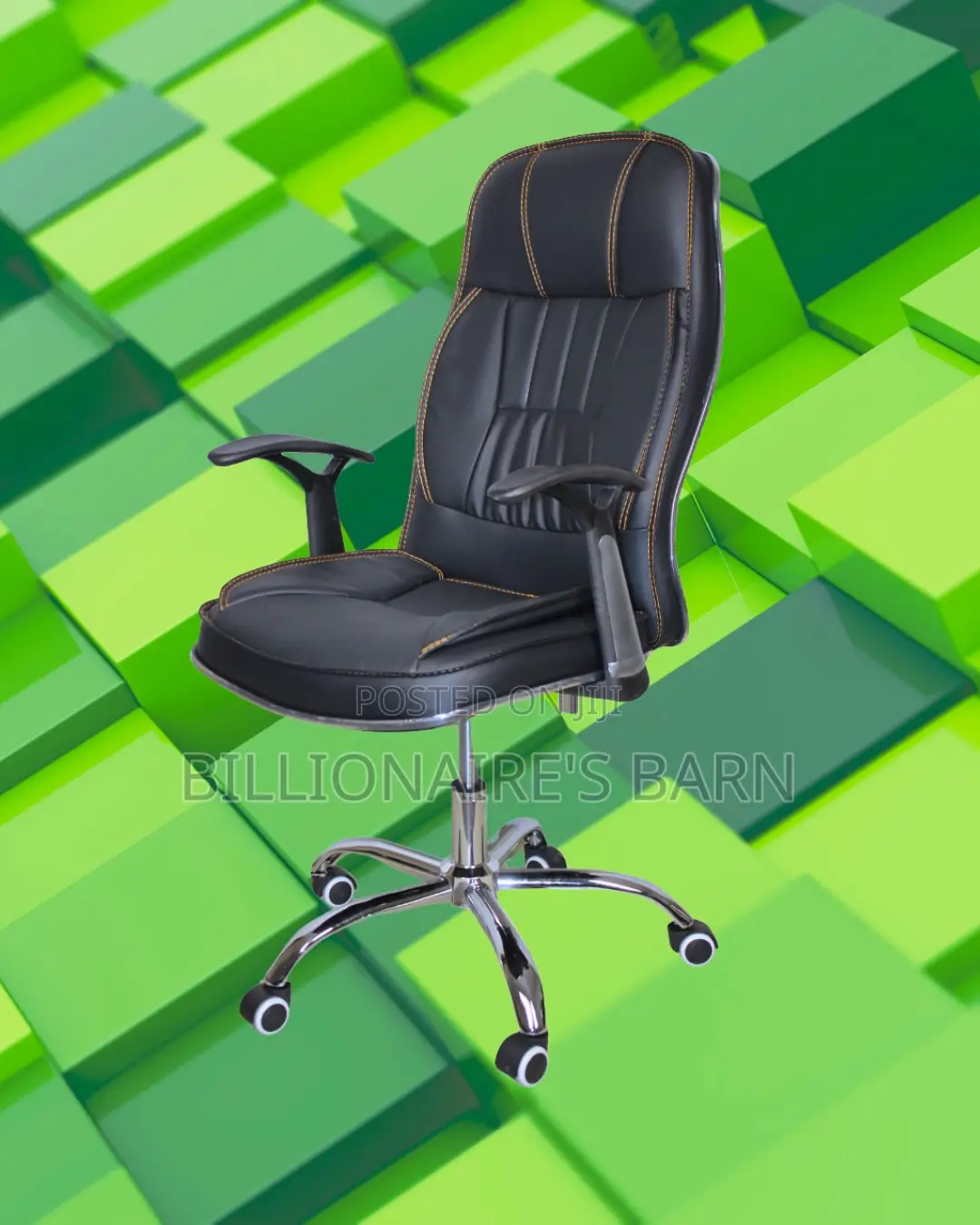 Executive Leather Office Chair (Stylish) — Only a Few Left