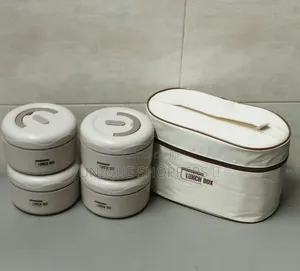 *3 Layers Portable Stainless Steel Round Lunch Box With Insulatedlunch