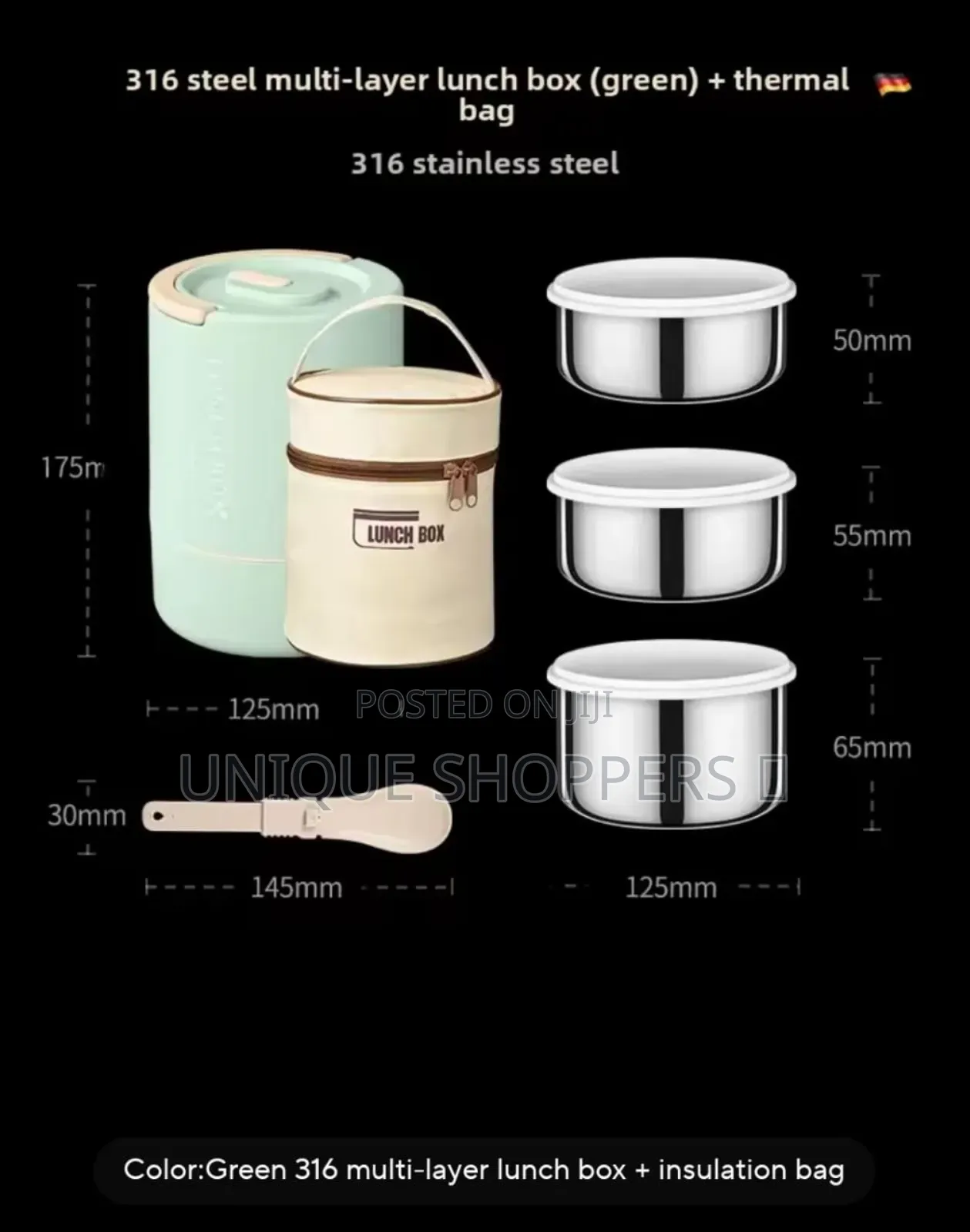*6 in 1 Lunch Insulated Set Combo*