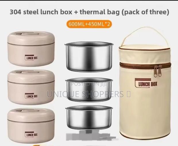 4 in 1 Lunch Insulated Set With Dining Cutlely - thumbnail 2