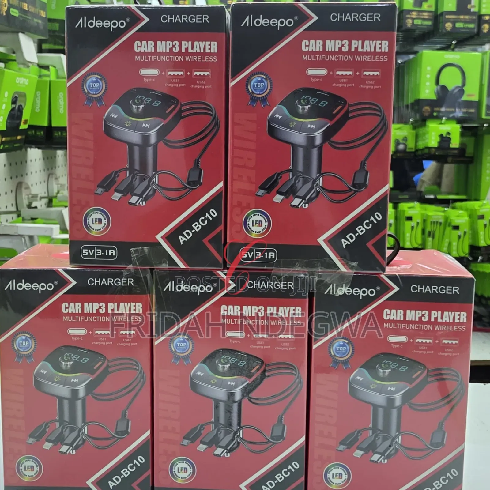 Aldeepo Ad-Bc10 Modulator Multifunctional Wireless *Car Mp3 Player*