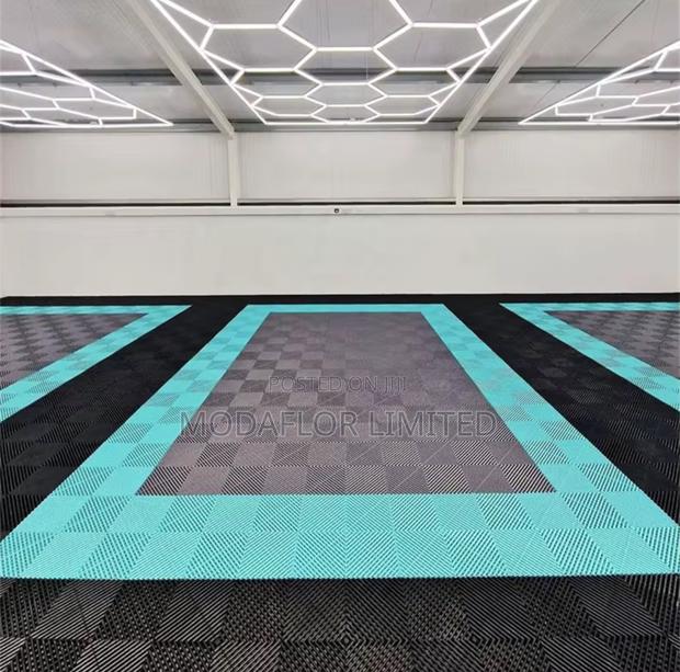 Heavy Duty Garage Mats – 40×40cm Strong Interlocking Tiles - main view