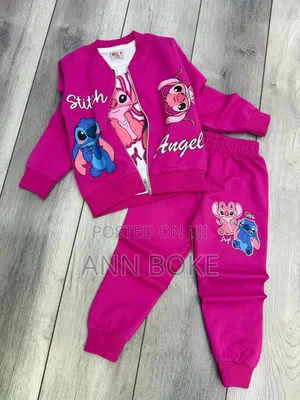 *Kids 3pc Stitch Angel Tracksuits*
Sizes 3yrs - 10yrs
Light Cotton
