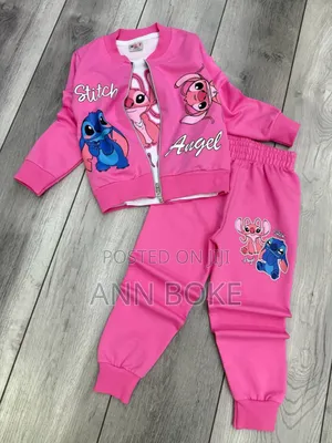 *Kids 3pc Stitch Angel Tracksuits*
Sizes 3yrs - 10yrs
Light Cotton