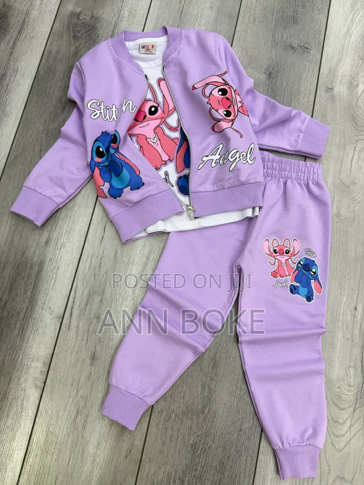 *Kids 3pc Stitch Angel Tracksuits*
Sizes 3yrs - 10yrs
Light Cotton