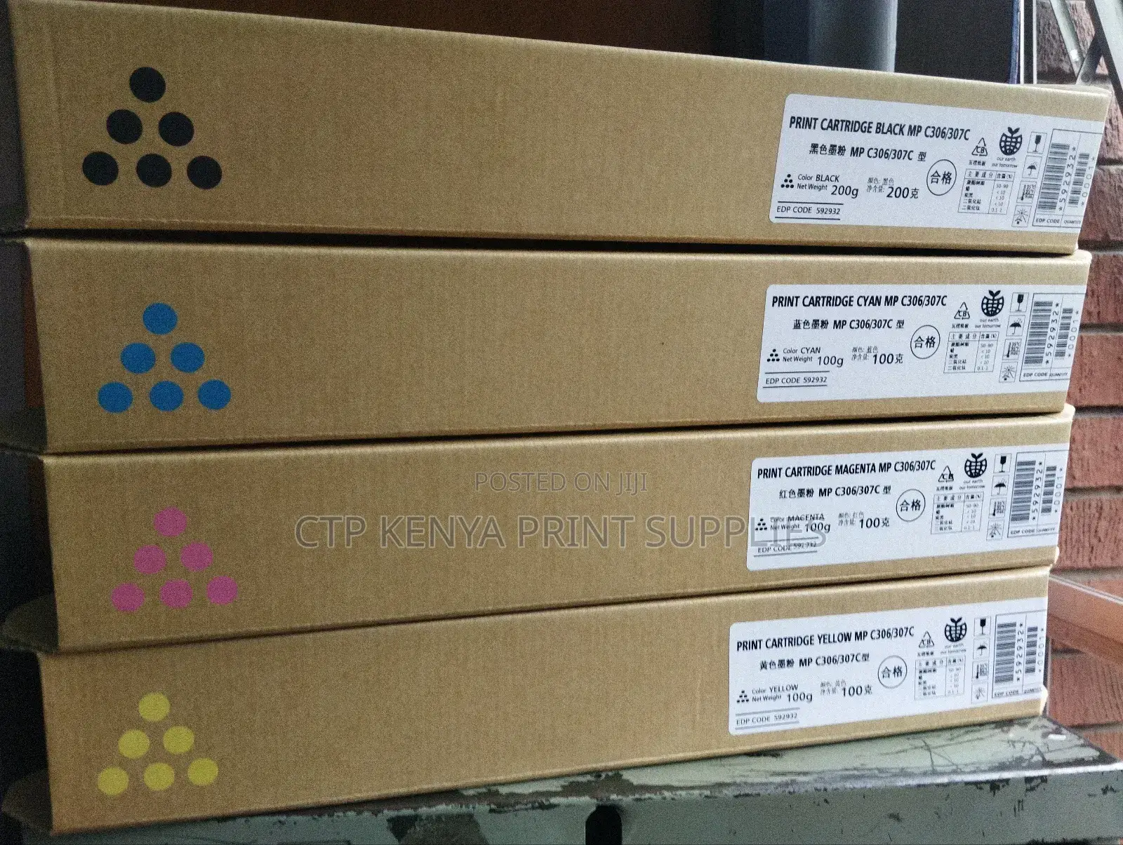 Ricoh MPC 306/307/406/407 Toner Cartridge