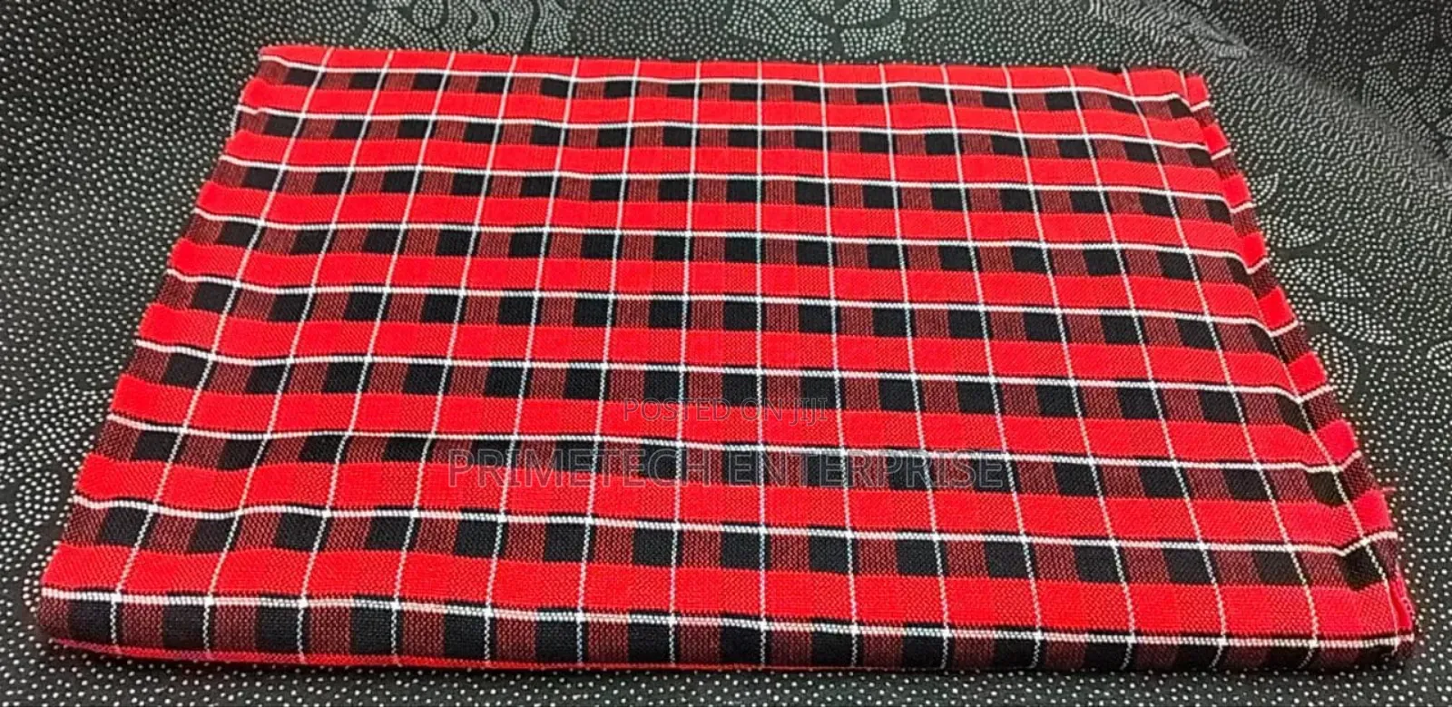 Red Black Maasai Shuka