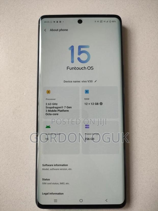 Vivo V30 5G 256 GB Blue