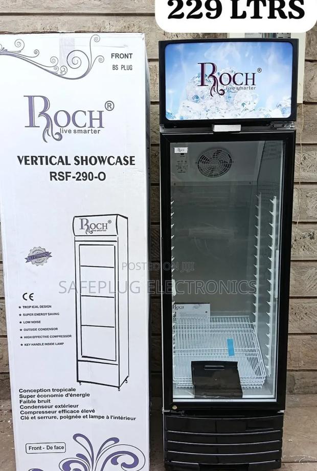 229 Litres Roch Vertical Showcase Chiller Model RSF-290-O Refrigerator