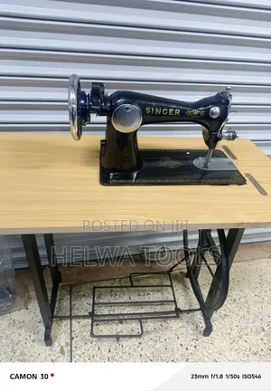 Singer Sewing Machine + Table