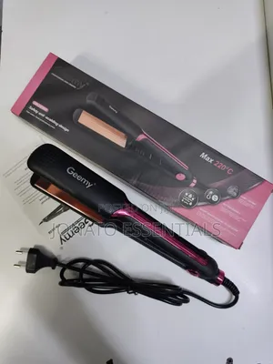 Geemy Professional Ceramic Hair Straightener Max 220°C Flat Iron