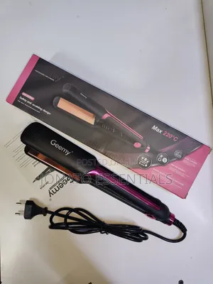Geemy Professional Ceramic Hair Straightener Max 220°C Flat Iron